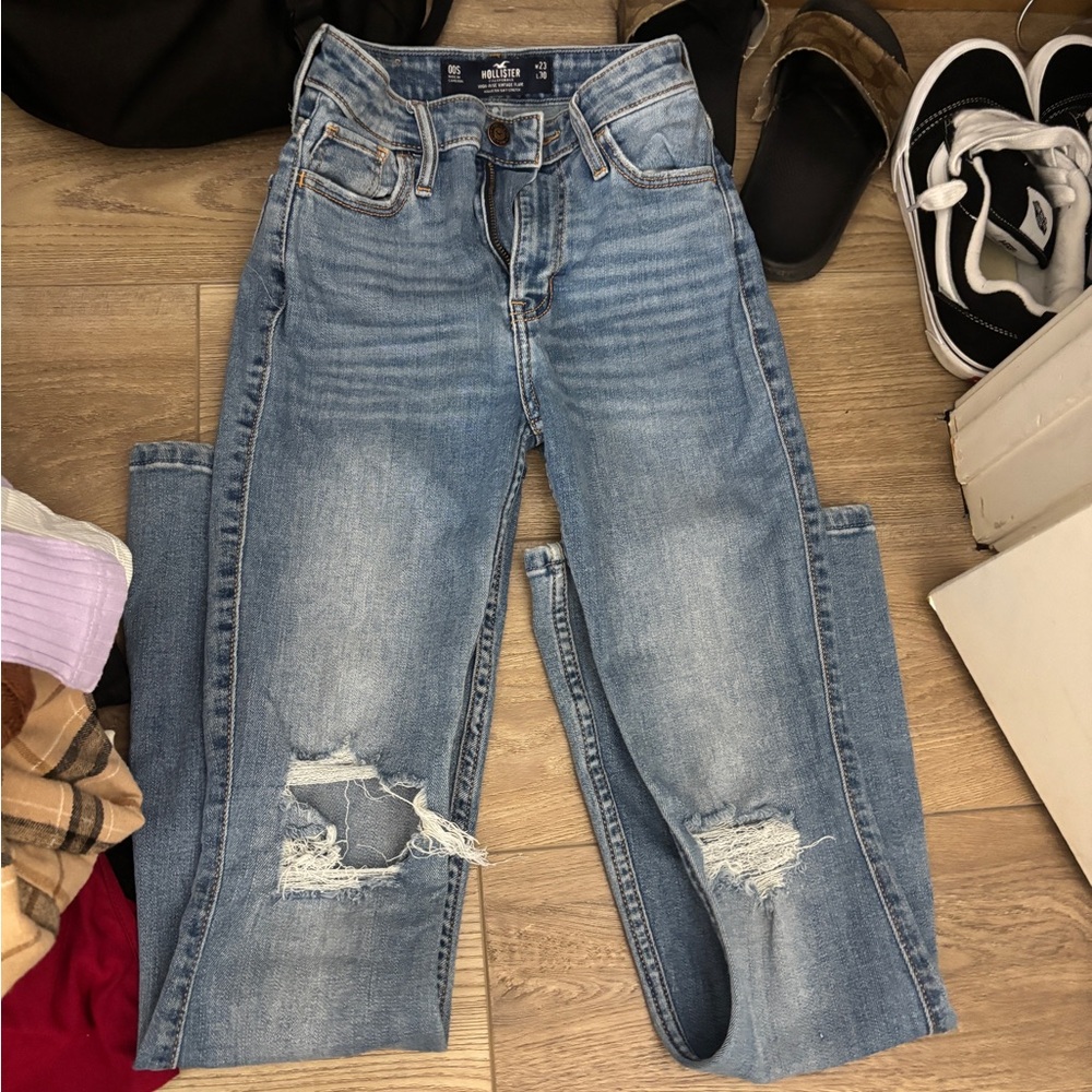 hollister flare jeans duo